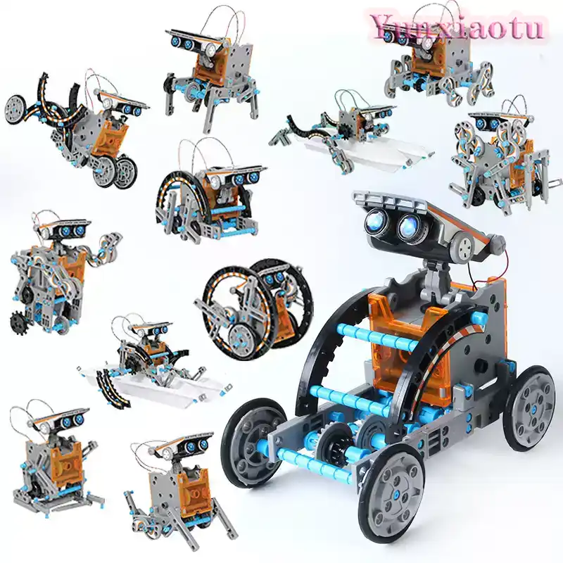 مجموعة أدوات بناء روبوت يعمل ب - مراجعة Stem Solar Robot Kit For Kids وسعره