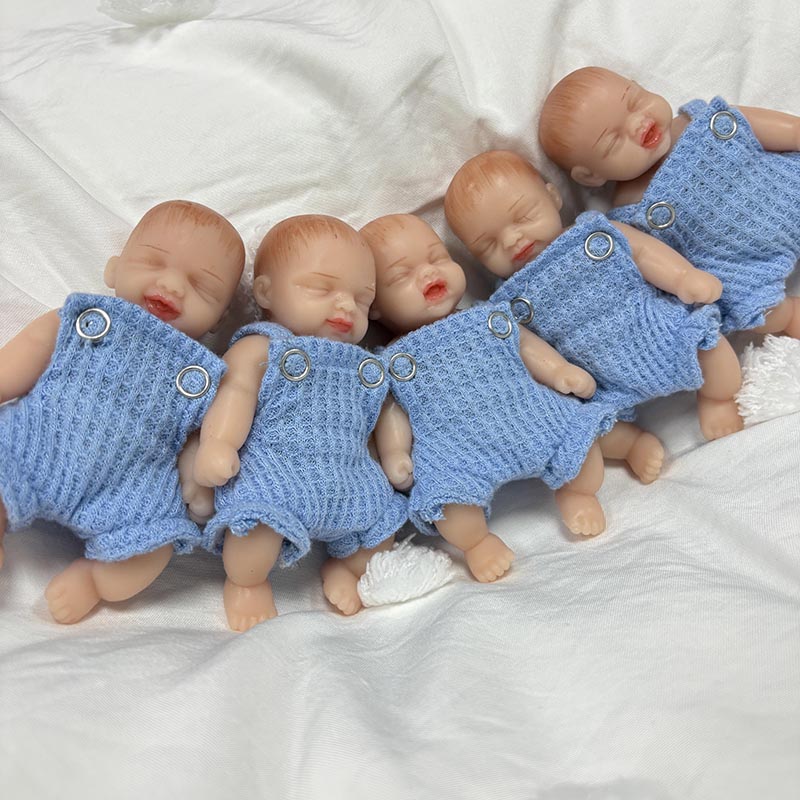 5 قطعة/المجموعة 4 بوصة اليدوية - مراجعة Reborn Baby Doll Silicone Realistic وسعره