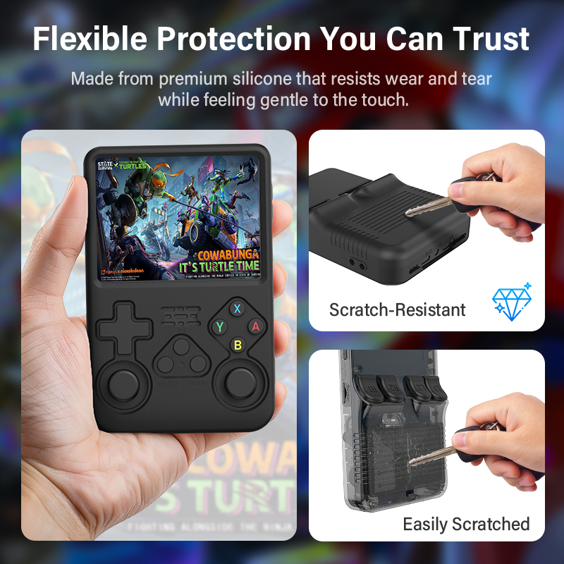 حافظة حماية R36s لهاتف R36S، ح - مراجعة Retro Handheld Game Console R36S وسعره