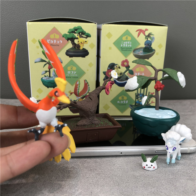 مجموعة ريمينت بوكيمون بونساي - - مراجعة Anime Action Figure Blind Box وسعره