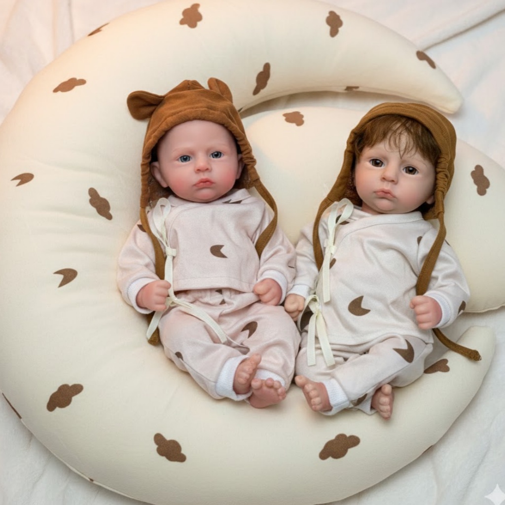دمية أنجو دول 33 سم من السيليك - مراجعة Reborn Baby Doll Silicone Realistic وسعره