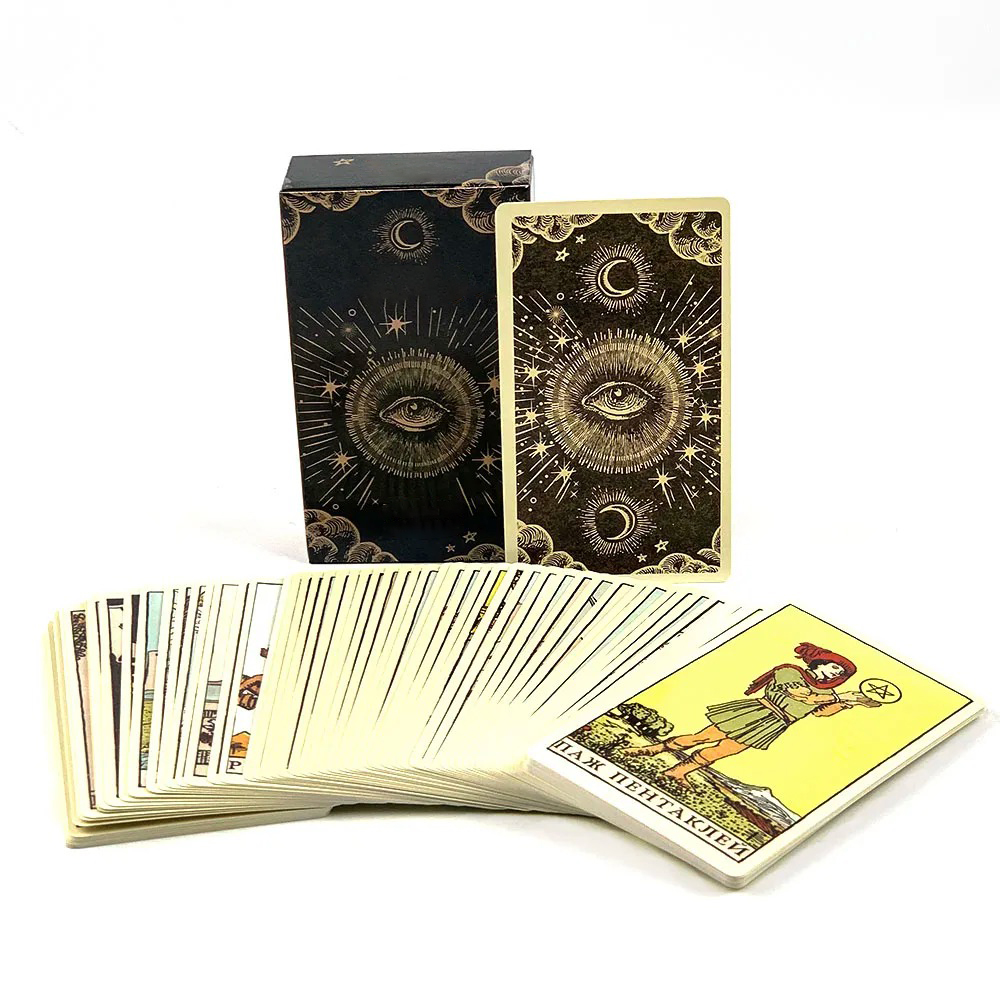 بطاقات التاروت الإصدار الروسي، - مراجعة Tarot Cards Deck With Guidebook وسعره