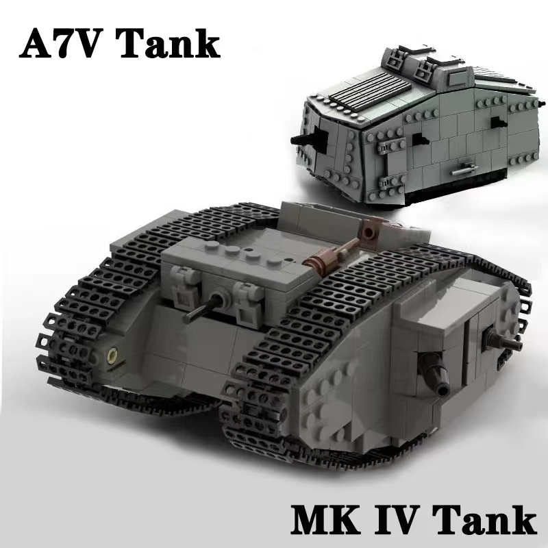 مجموعة مكعبات بناء عسكرية ألما - مراجعة Lego Compatible Military Tank وسعره